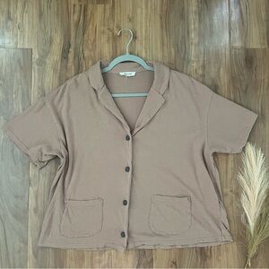 Madewell Knit Lightspun Camp Top